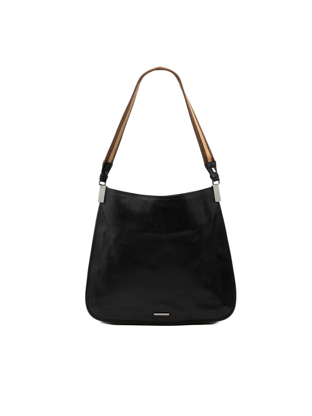 Gucci Calfskin Web Shoulder Bag Pre- #373028G49B